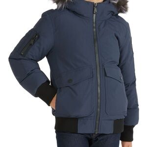 Pajar Blue Jacket with Black Logo Patch